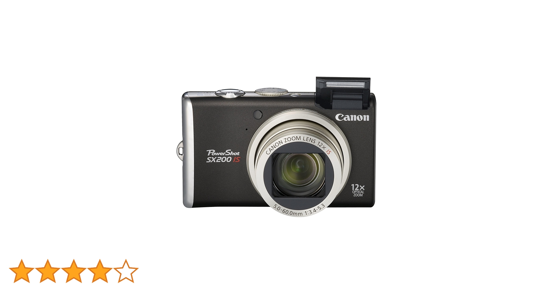 Canon PowerShot SX200IS 12 MP Digital Camera with 12x Wide Angle